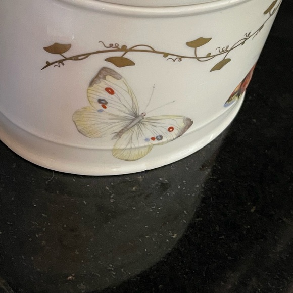 SOLD! BUTTERFLY Box Porcellane D'Arte Agostinelli crafted in BASSANO Italy - Picture 4 of 12